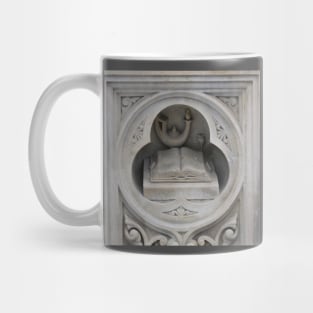 Bible and Oil Lamp 3D Stone Carving Mug